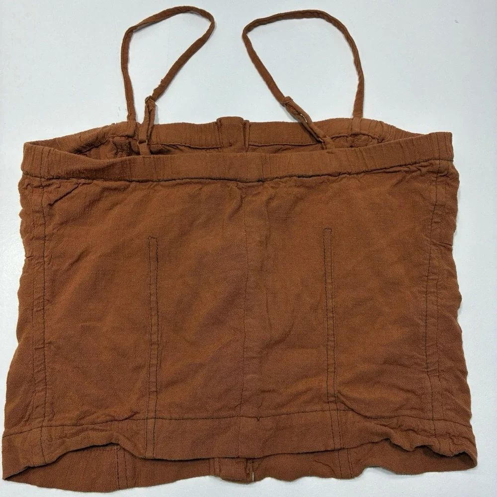 Free Movement‎ Women's Bustier Crop Top XS Boho Festival Spaghetti Strap Casual